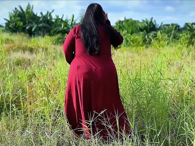 Muslim chubby outdoor